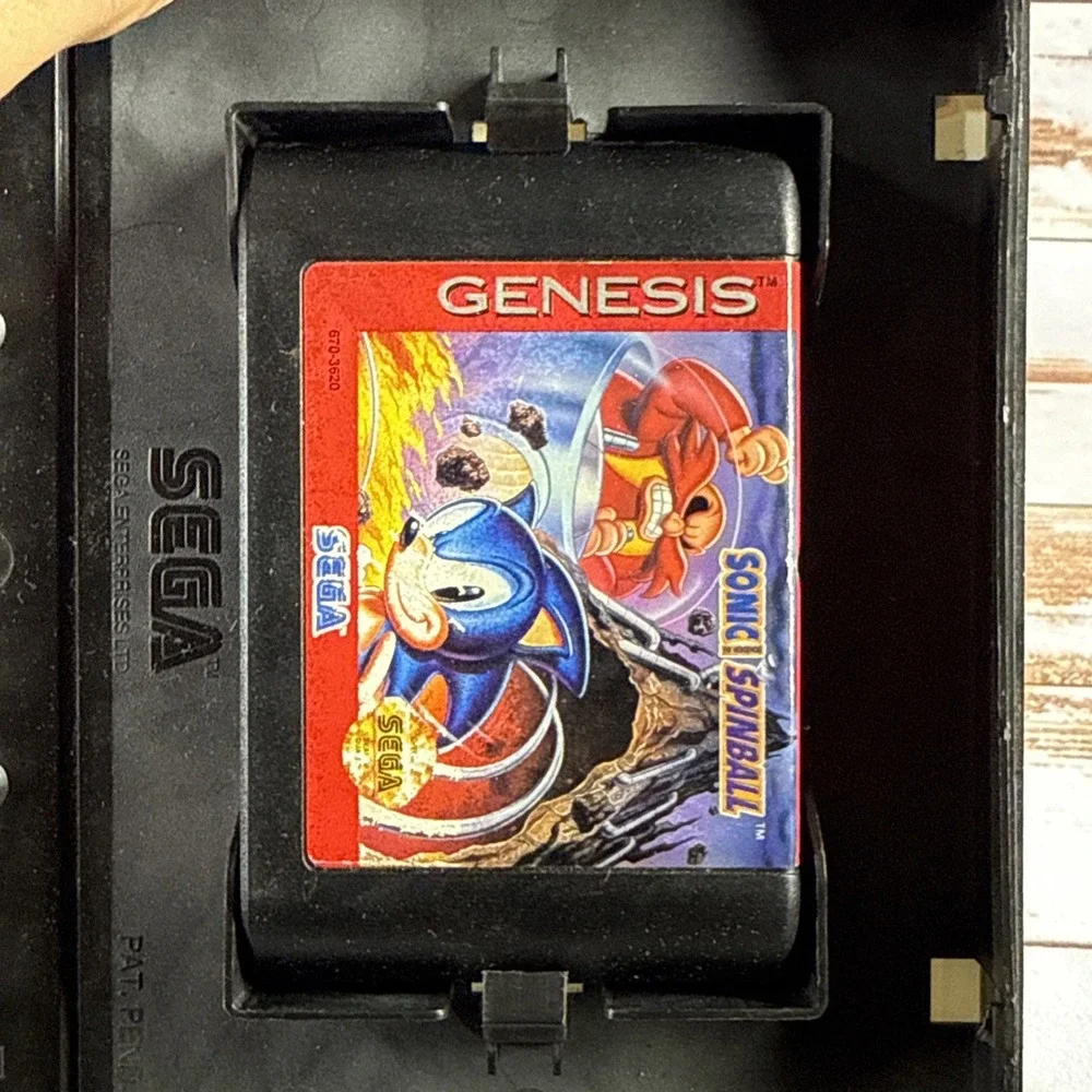 Sonic Spinball (Sega Genesis, 1993) – Cartridge Only Tested No Manual